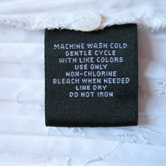 East 5th White Sheer Short Sleeve Shirt - Picture 10 of 10